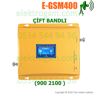 ElektroGSM Çift Bandlı Sinyal Yükseltici Sadece Ana Cihaz