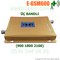 ElektroGSM Üç Bandlı Sinyal Yükseltici Sadece Ana Cihaz