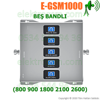 ElektroGSM Beş Bandlı Sinyal Yükseltici Sadece Ana Cihaz